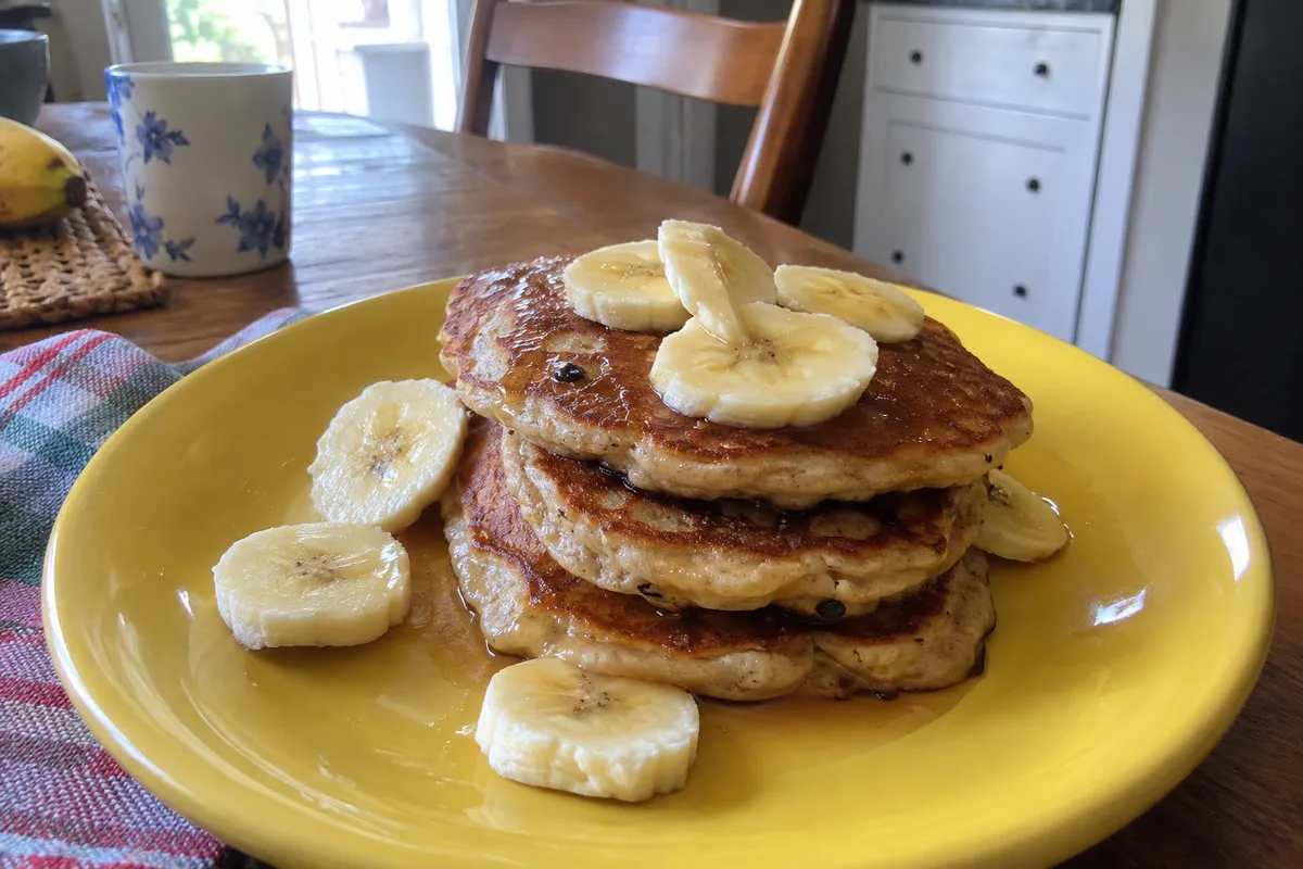 Illustrative image of banana pancakes