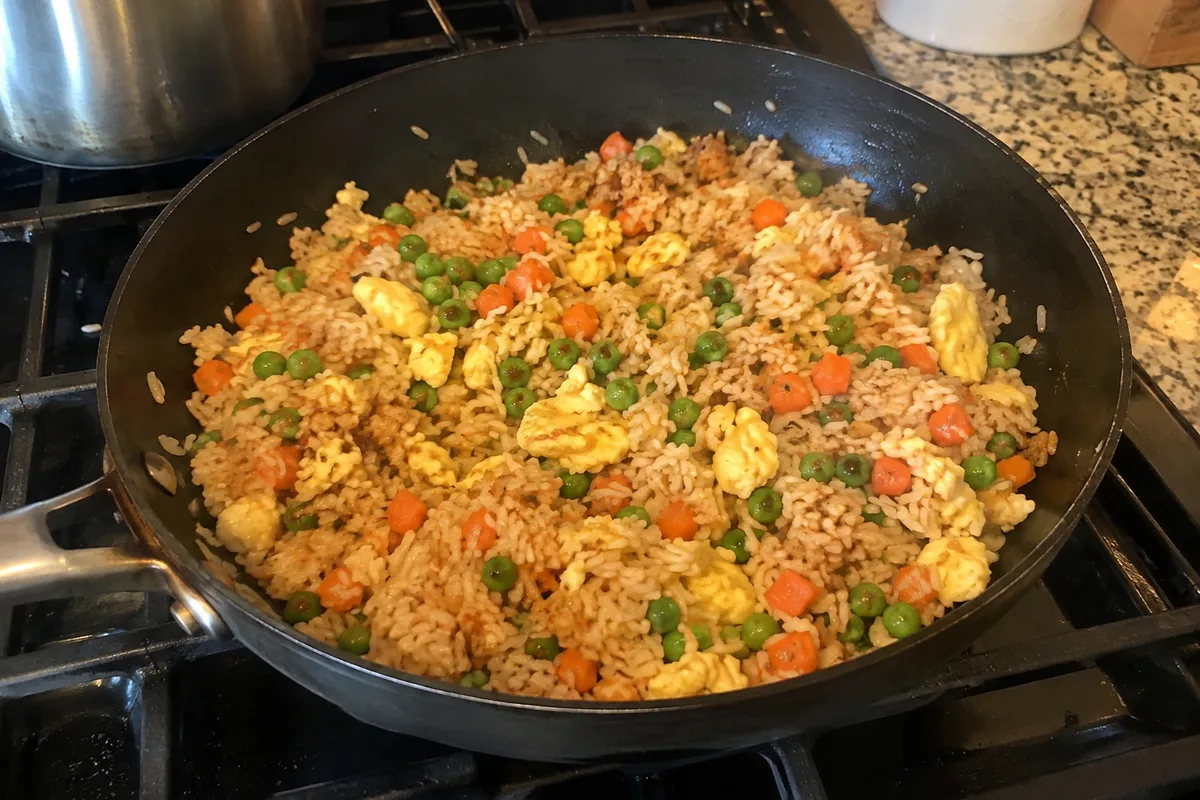 Illustrative image of vegetable fried rice