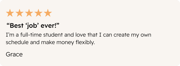 Babysitter Testimonial Mockup